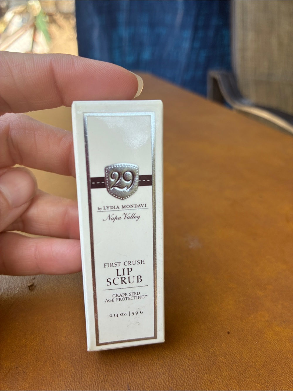 29 by Lydia Mondavi First Crush Lip Scrub Grape Seed Age Protecting 0.14 Oz